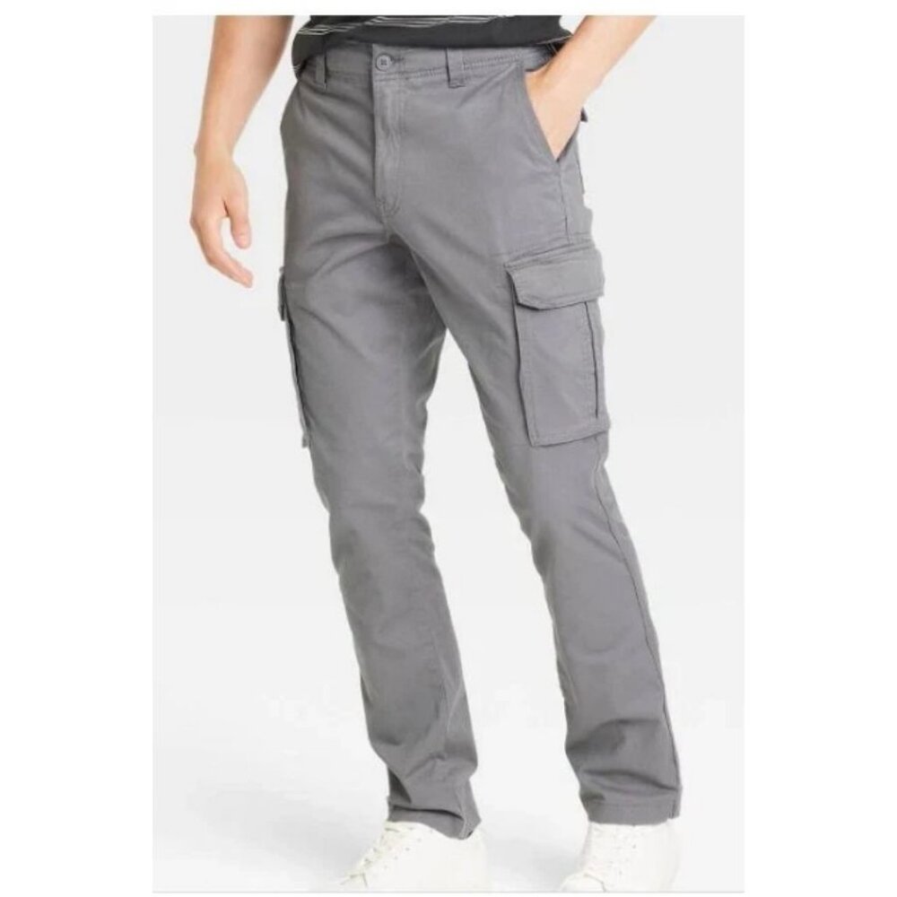 Goodfellow & Co Gray Cargo Workwear Pants 30x30